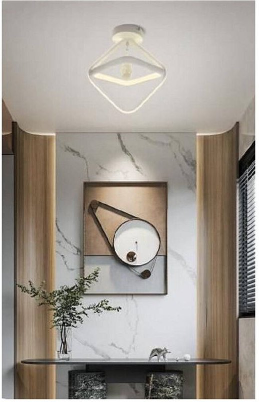 Trade Shop Traesio - Trade Shop - led Kronleuchter 25W Rauten Deckenleuchte Pendelleuchte Deckenleuchte 4000K 3000K 6500...