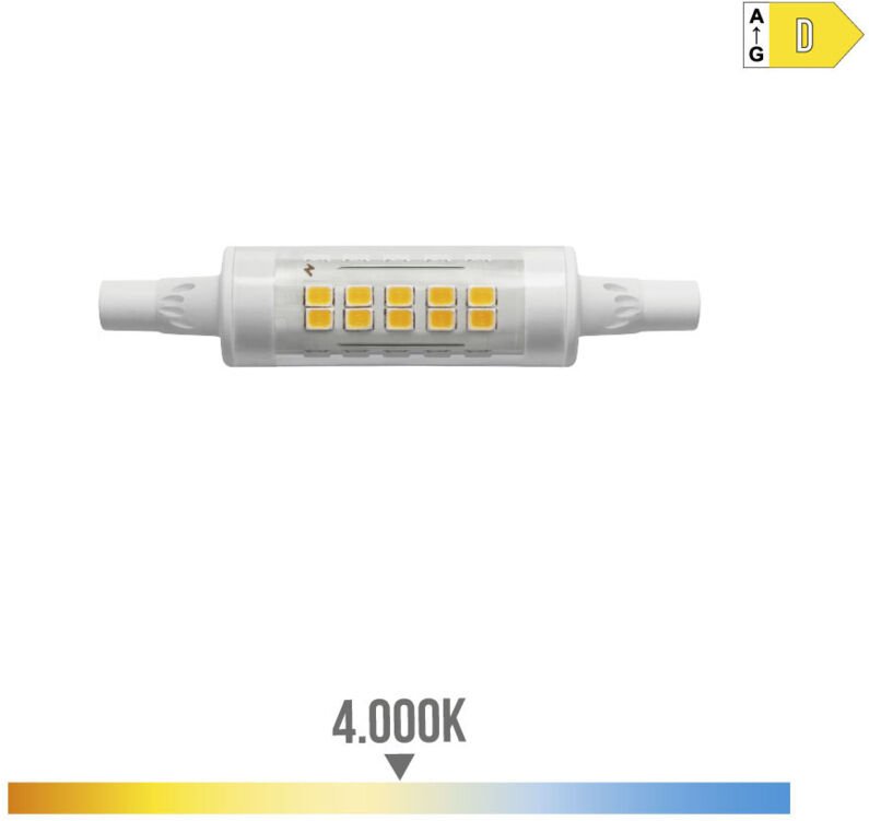 2 LED-Linampullen 78mm R7s 5,5W 780lm 4000K Tageslicht ø16x78mm EDM