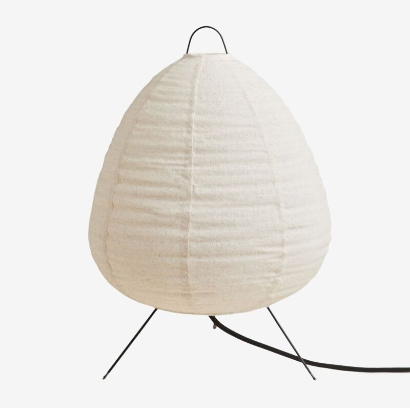 SKLUM Gogian Tischlampe Beige Leinen