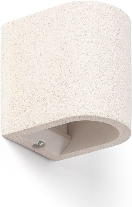 Wandlampe Zement doppelseitige Beleuchtung Kediri Beige