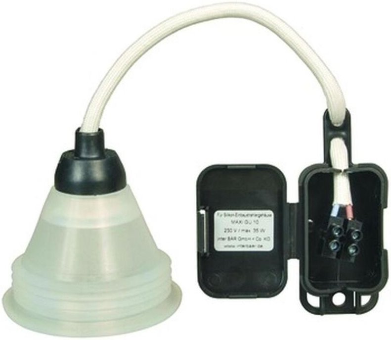 Bachmann Silikon-Einbaustrahlergehäuse Serie 1000 GU10 230V weiss 924.350