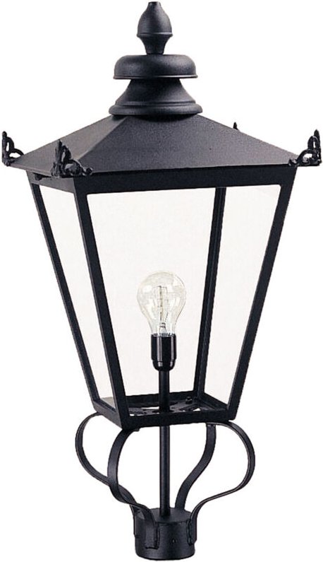 Wilmslow - 1 leichte Außenlaterne im Freien Schwarz, E27 - Elstead