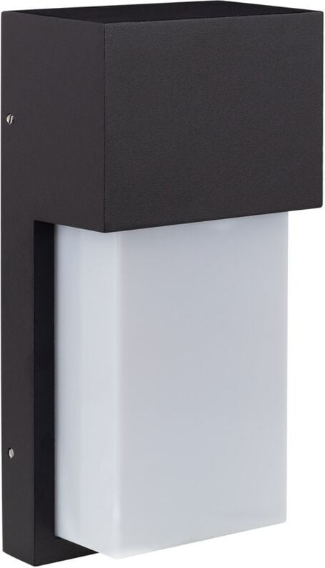 Wandleuchte Aussen aus Aluminium Etnea Schwarz
