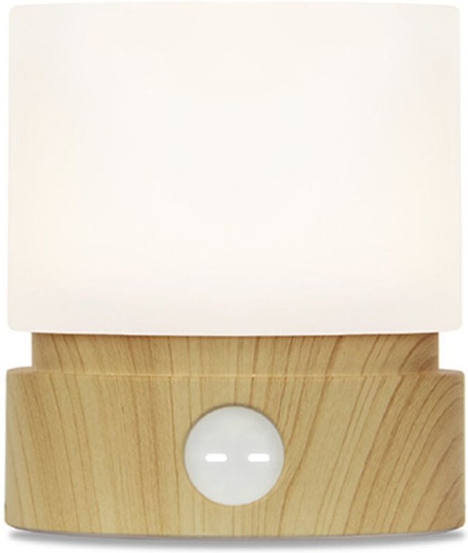 Nachtlicht mit Timer, kleine LED-Schlafzimmerlampe, Nachttischlampe, Nachtlicht für Kinder, Baby-Stillen, Holzmaserung, ...