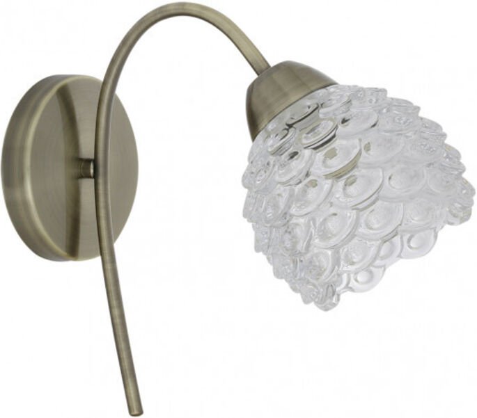 GABAN Wandleuchte mit dekorativem Lampenschirm 1xe14 Leder Fabrilamp