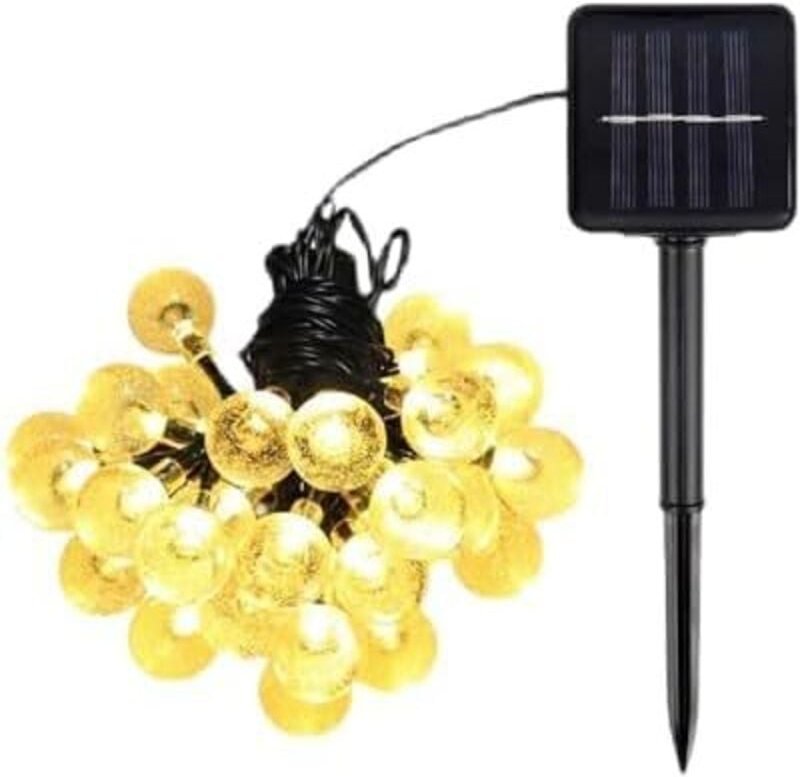 Globe 100 LED Solar-Lichterkette, ideal für Garten, Terrasse, Pergola oder Silvesterfeiern. Wetterfest und automatisches...