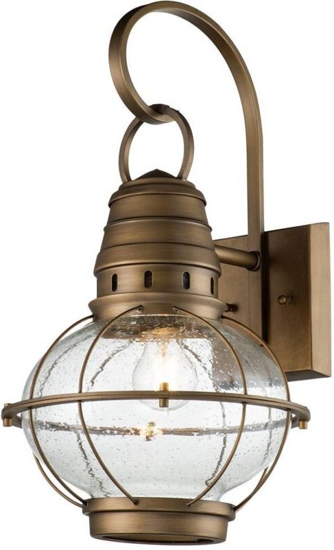 Kichler - Elstead Bridgepoint Außenwandlaterne Messing natur, IP44