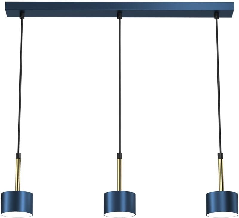 Hängelampe ARENA BLAU/GOLD 3xGX53