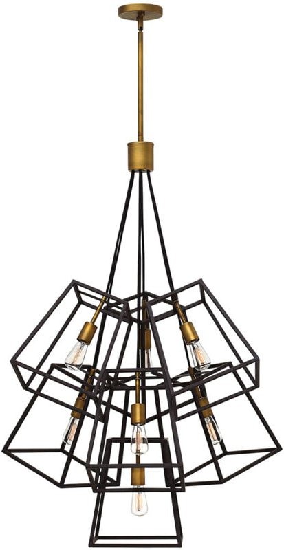 Fulton - 7 Leichter Kronleuchter Bronze Finish, E27 - Elstead