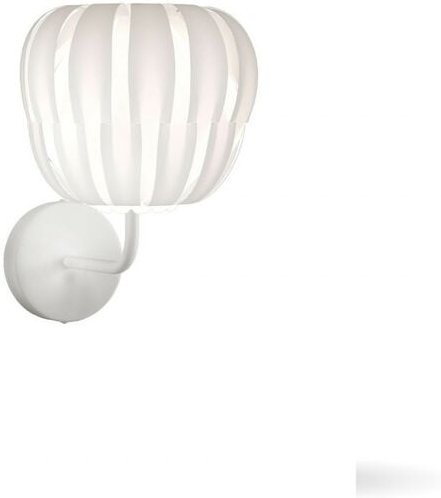 Wandleuchte aus weißem Metall Cm. 29 x 31 x 33 Stunden