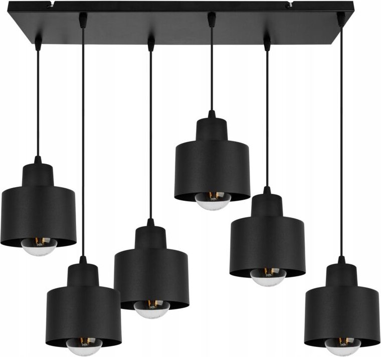 Moderne Deckenhängelampe Schwarze Led-Lampe
