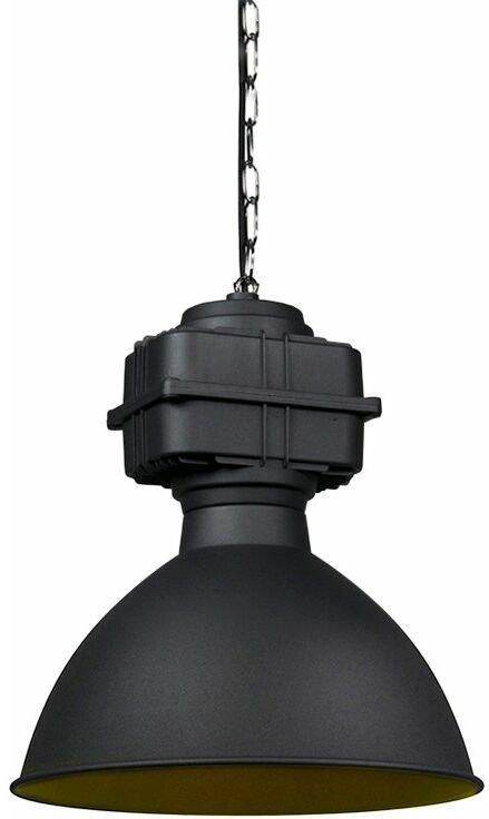 Smarte Industrie-Hängelampe schwarz 38,5 cm inkl. A60 WiFi - Sicko