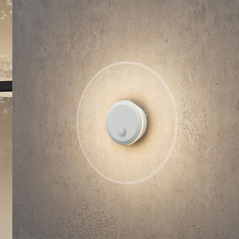 Mai & Mai Wandleuchte Außen 6W led Wandlampe Außenleuchte Wegeleuchte für Garten, 3000K mit Bewegungsmelder Außenlampe ⌀...