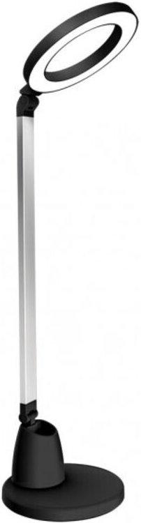 Calcite Schreibtischlampe 8w 640lm 4000k schwarz/silber 55x16x16 cm berührungsempfindlich und dimmbar