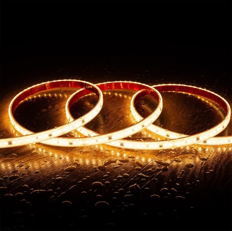 Thumbnail - Led Streifen Dimmbar 220V SMD2835 Ohne Gleichrichter Silicone flex 120 LED/m IP67 Breite 12mm Schnitt alle 10 cm Nach Ma...
