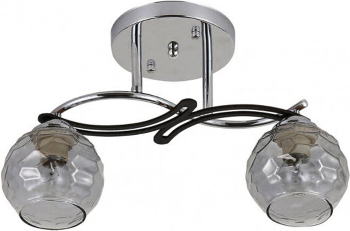 Fabrilamp - Deckenleuchte de 2 Leuchten Modell etna chrom