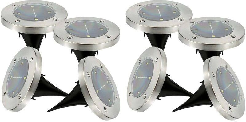 Lumi Jardin - Solarstrahlern 8er Set decky d12cm