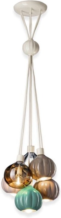 DECO' AFOXE C2659, Pendelleuchte in Keramik und Glas, Ferroluce
