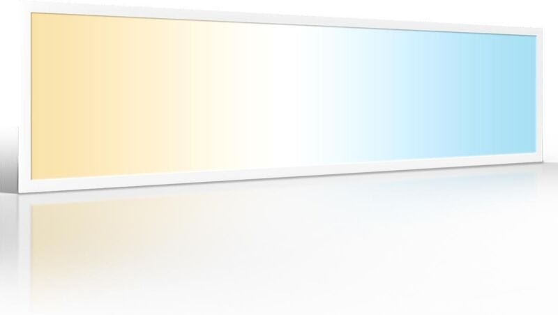CCT LED Panel 160x40cm 24V 48W Rahmen weiss