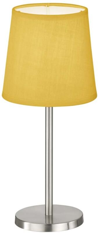 Fischer Leuchten - Beistelllampe Tischleuchte Nachttischlampe Schreibtischlampe Gelb h 30 cm