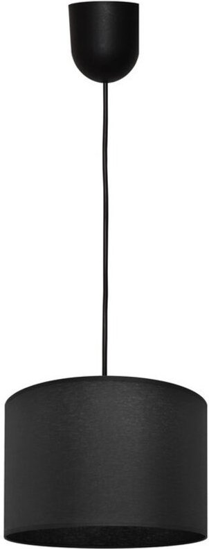 Helam - alba Zylindrische Pendel-Deckenleuchte Schwarz 40cm