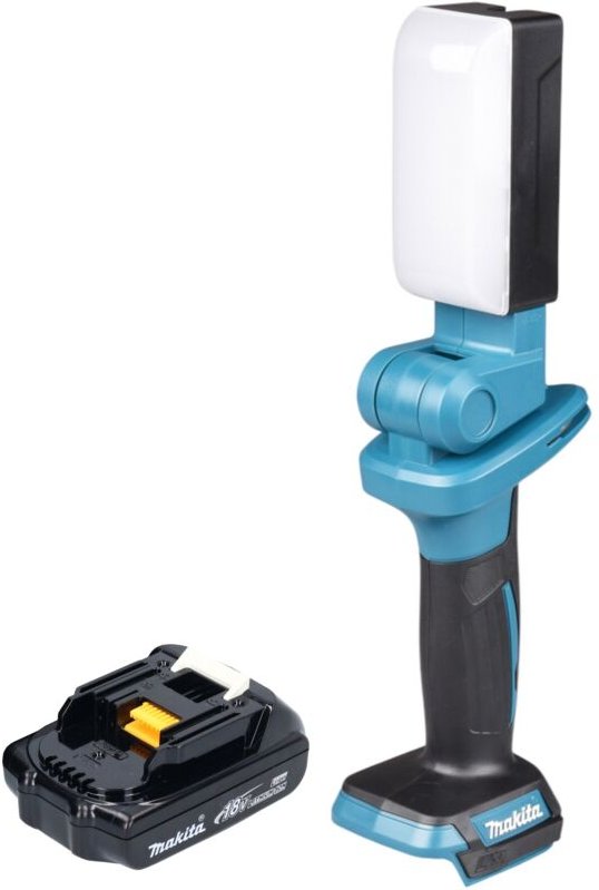 Makita DML 816 Y1X Akku Arbeitsleuchte 18 V 500 lm LED + 1x Akku 1,5 Ah - ohne Ladegerät