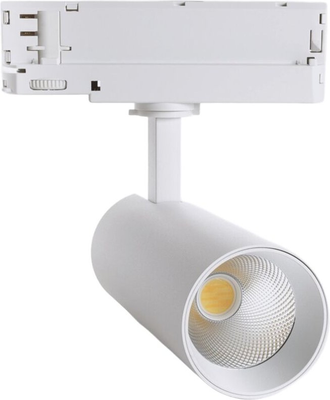 Efectoled - 3-Phasenstromschiene LED-Strahler 20W Carlo cct Wählbar Weiss (4000K - 5000K - 6000K) Wählbar