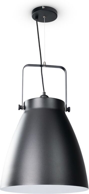 Pendelleuchte Esszimmer Hängelampe Küchenlampe Esstischlampe Industriell Modern Pendelleuchte - Schwarz, Weiß (Ø39 cm) -...