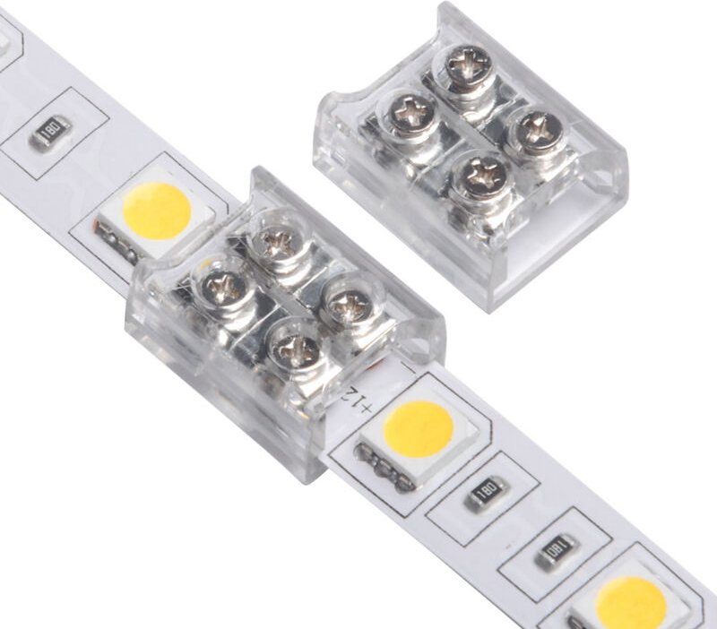 Efectoled - Verbinder für LED-Streifen 12/024V dc für Verbindung mit Schrauben 10 mm