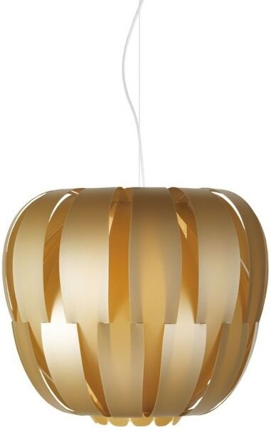 Linea Zero - Aufhängung 3 Lichter New Gold in verchromtem Metall Cm. 75 x 60 Std