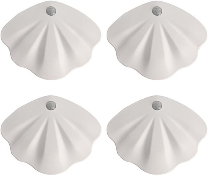 4Pc led Nachtlicht Motion Sensor usb Tricolor Zimmer Dekoration Lampe für Flur Treppe b