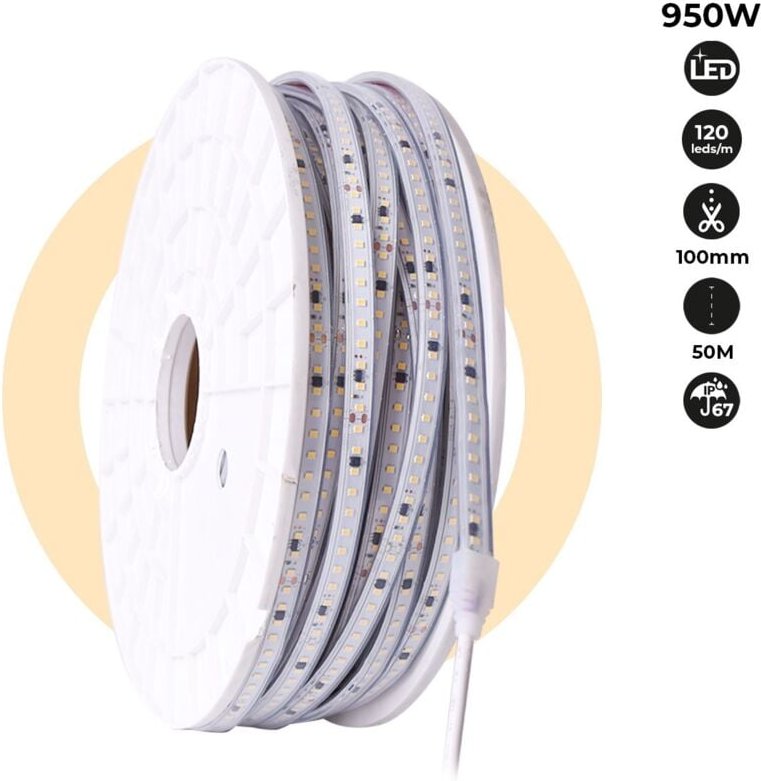 LED-Streifen 220V - 950W (6000xSMD2835) 12mm - Außenbereich: