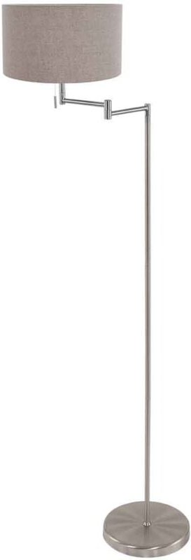 Mexlite - stehlampe - Bella - stahl - metall veloursstoff - Ø