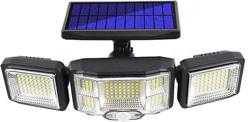 Solarbetriebene Sicherheitswandleuchten, 3-Modus-Außenleuchten, wasserdichte Solar-Sicherheitsleuchten für Haustür, Gara...