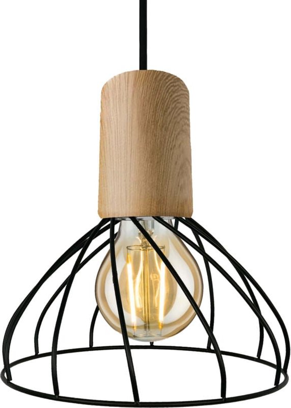 Moderno Pendelleuchte 1xGU10 schwarz/braun LP-1221/1P S BK Light Prestige