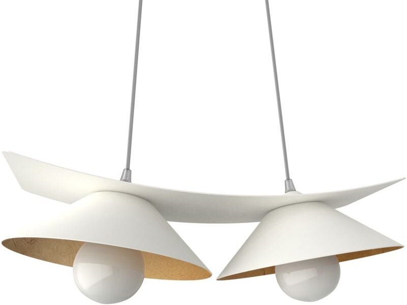 Miller Pendelleuchte X2 Blatt Weiss - Lumicom