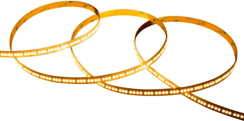 Efectoled - LED-Streifen 24V smd 238 LED/m 5m 29W/m 4000lm/m High Lumen Breite 10mm Schnitt 3cm IP20 2200K Superwarm