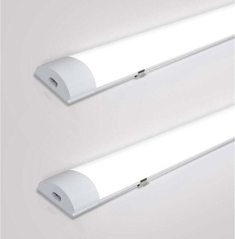 ALOVZE Wasserdichtes LED-Streifenlicht, verbindbare LED-Röhren durch neutralweiße IP65-LED-Deckenleuchte für Feuchträume...