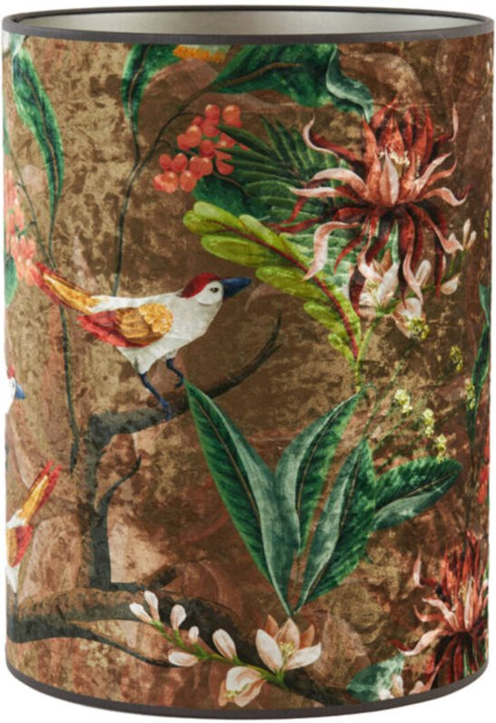 Lampenschirm - Passaro - braun - textil - ø 40cm - Light&living