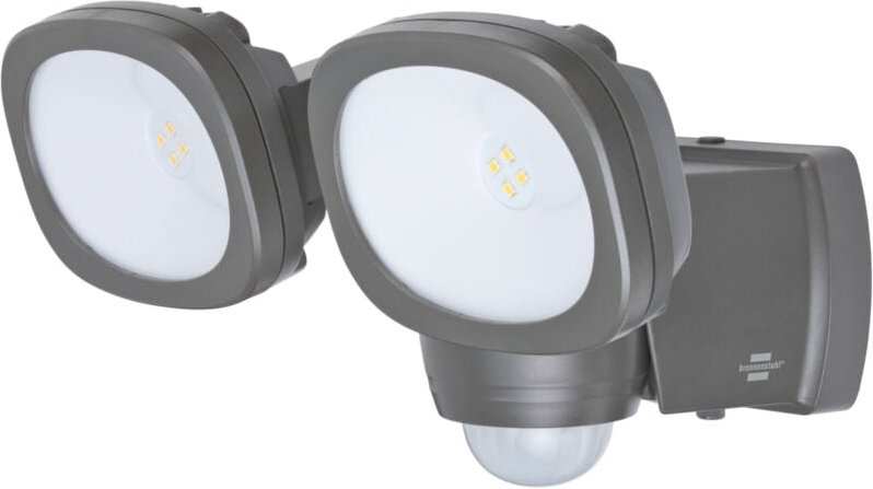 Batterie led Strahler lufos / Kabelloser led Außen-Strahler mit Batterie und Bewegungsmelder, mit 8 Marken LEDs, 2x 240 ...