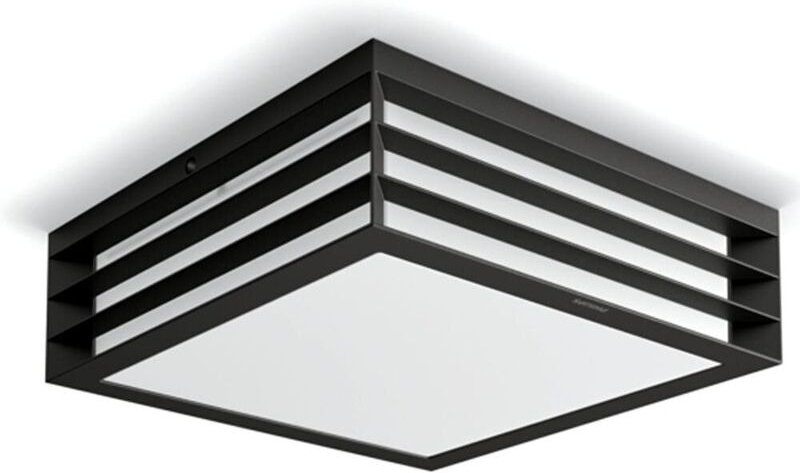 Philips - myGarden - Außendeckenleuchte 26x26 cm, E27, Anthrazit 915005382401