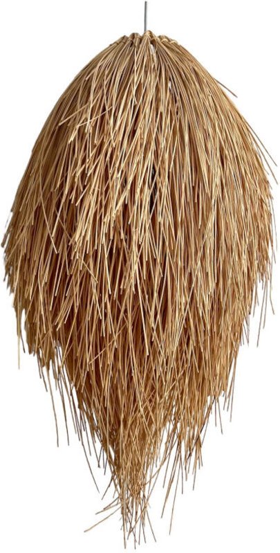 ZANTE kokosnussförmige Pendelleuchte Höhe 60cm