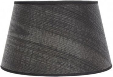 Lampenschirm salma e27 schwarz holz 25dx20dx15h konisch