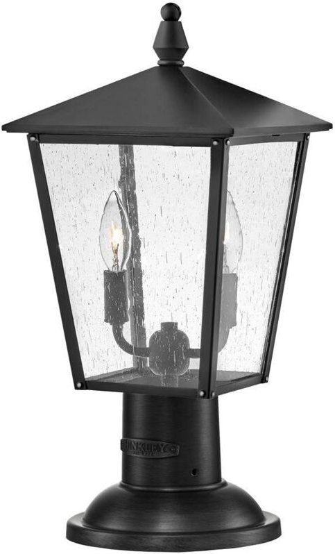 Thumbnail - Hinkley - Elstead Huntersfield Außen-Sockelleuchte Schwarz, IP44