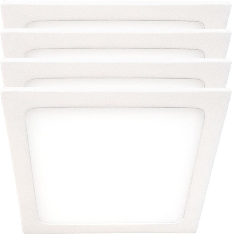 4er Set LED Decken Aufbau Panel Leuchte weiß Ultra Slim Schlaf Zimmer Beleuchtung ALU Strahler Lampe