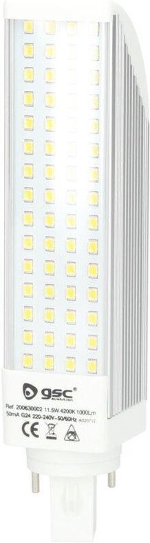 GSC - LED-Glühbirne pl G24 11,4W 6500K