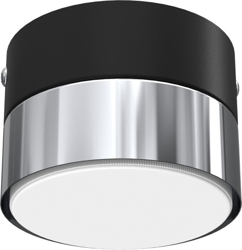 Wohnzimmer-Deckenleuchte Led Loft Gx53 Schwarz Chrom