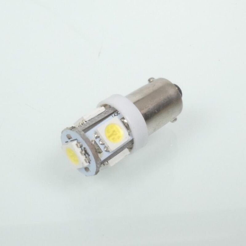 LED-Glühbirne 12V weiß BA9S Fassung 90 Lumen RMS für Motorrad