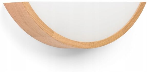 Vertikale Wandleuchte aus Holz, LEJA OAK, für Wohnzimmer, Küche, Badezimmer, STILVOLLE