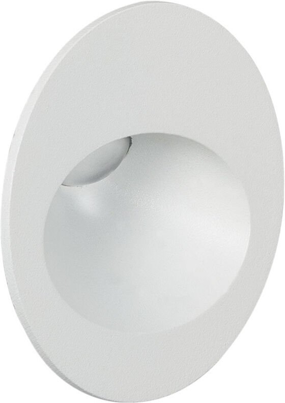 Efectoled - LED-Wandeinbauleuchte 2W Aussen Rund Weiss Coney 4000K Neutralweiß